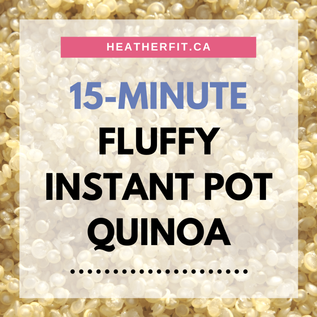15 minute Fluffy instant pot quinoa