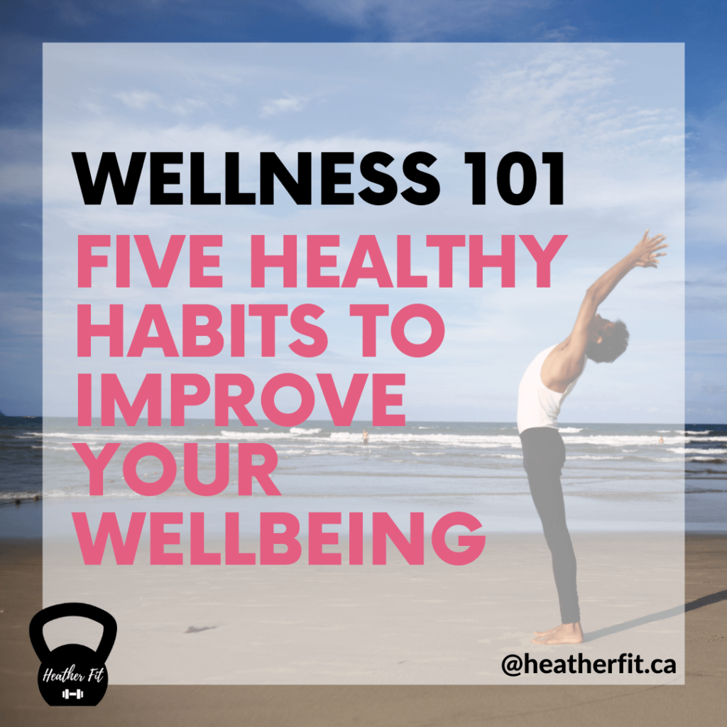Blog Post Titled, "Wellness 101: Five Healthy Habits to Improve Your Wellbeing"